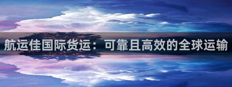 尊龙z6：航运佳国际货运：可靠且高效的全球运输
