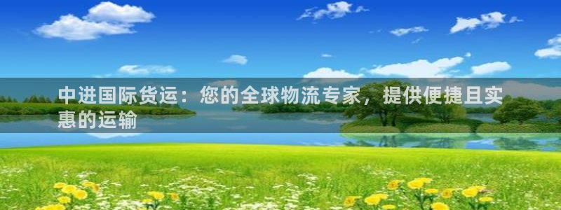 尊龙凯时一人生就是博官网：中进国际货运：您的全球物流专家