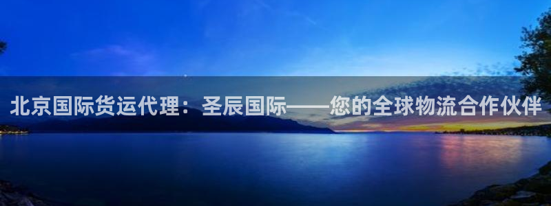 尊龙官方网站首页：北京国际货运代理：圣辰国际——您的全球